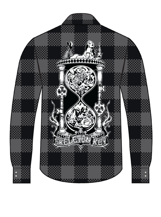 Skeleton Key Time Will Tell Flannel Shirt