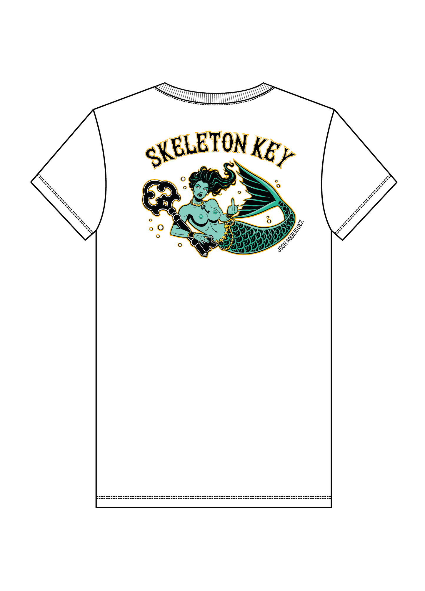 Skeleton Key Josh Rodriguez Mermaid Tee (White)
