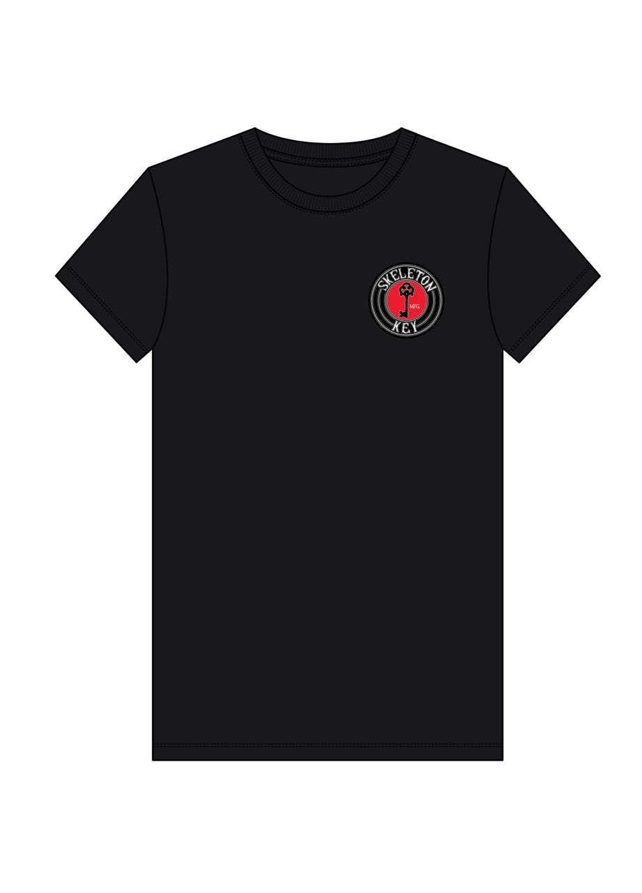 Skeleton Key Red/White Logo Tee