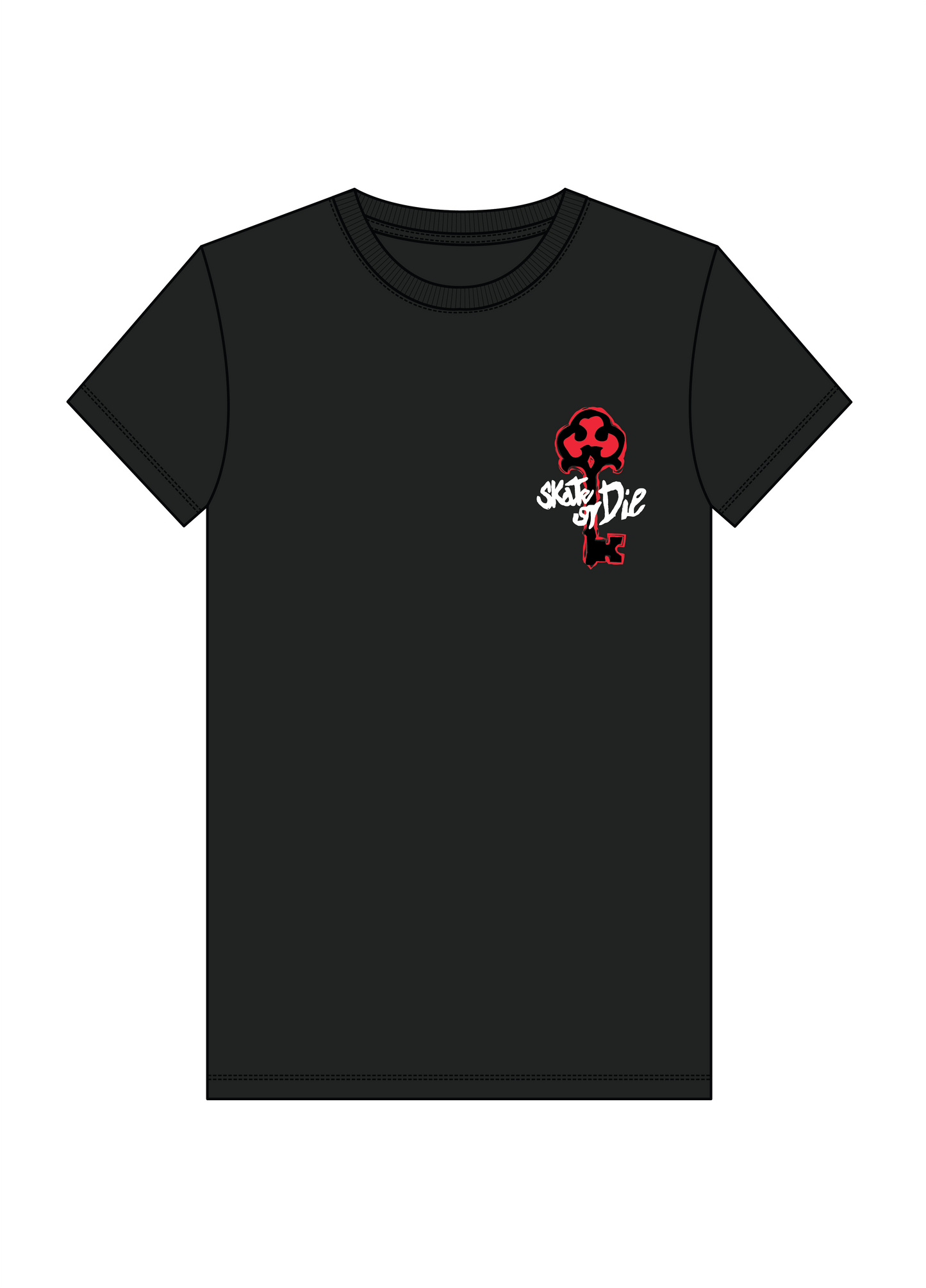 Skeleton Key Skate or Die Tee