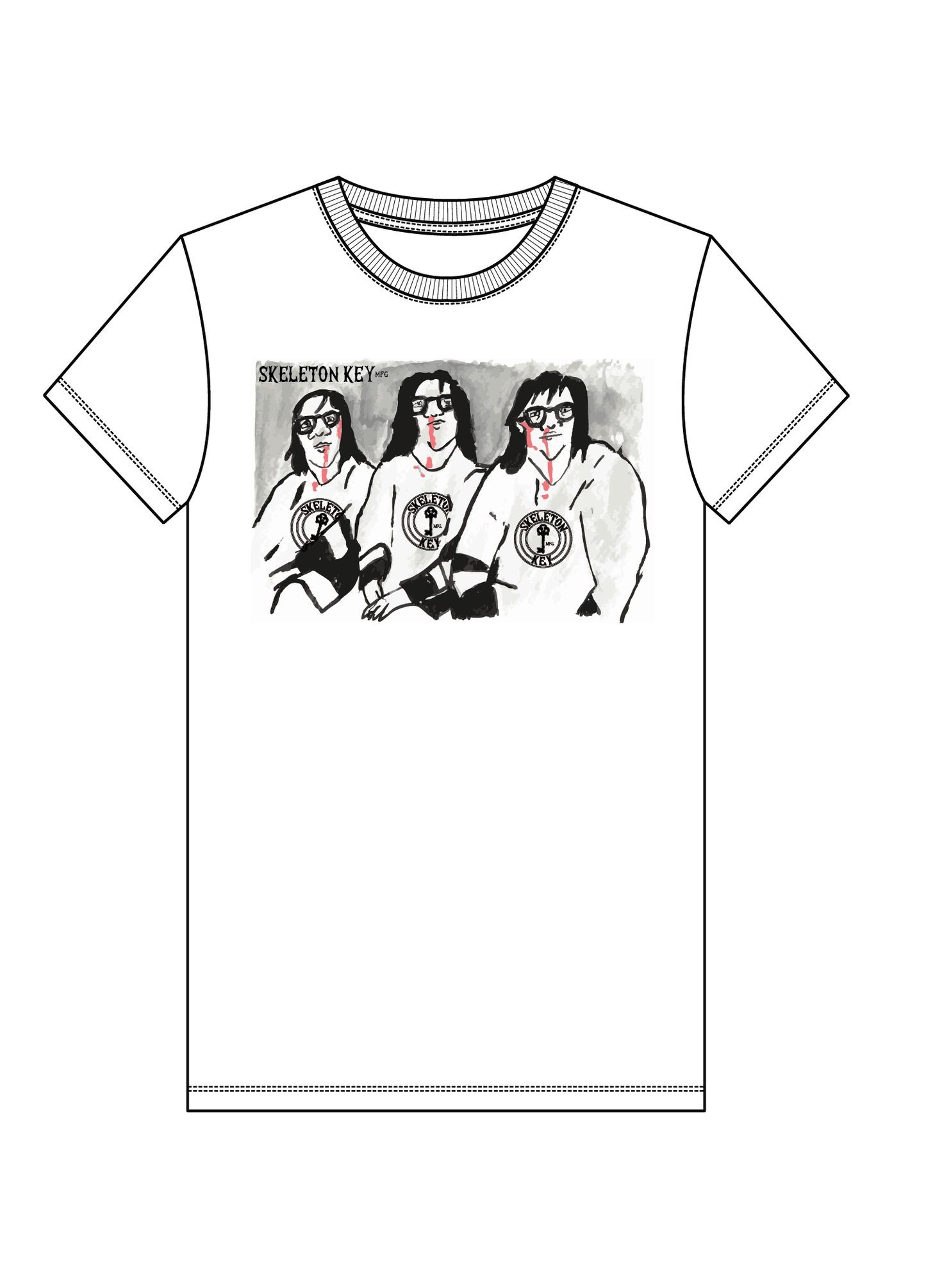 Skeleton Key Hanson Brothers Tees
