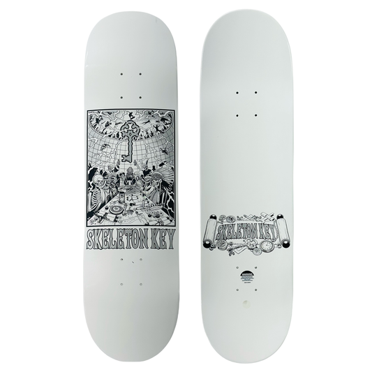 Council of Rad II Modern Skateboard deck (3 sizes) White