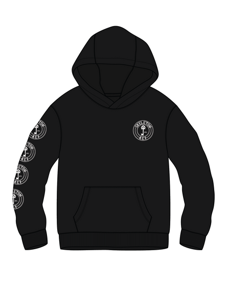 トップス CIRCLE CIRCLE LOGO HOODIE SWEATSHIRT ovy OG Circle Logo Premium Pull Over Hoodie – Skeleton Key MFG