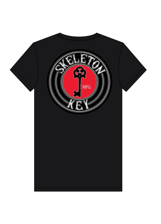 Skeleton Key Red/White Logo Tee