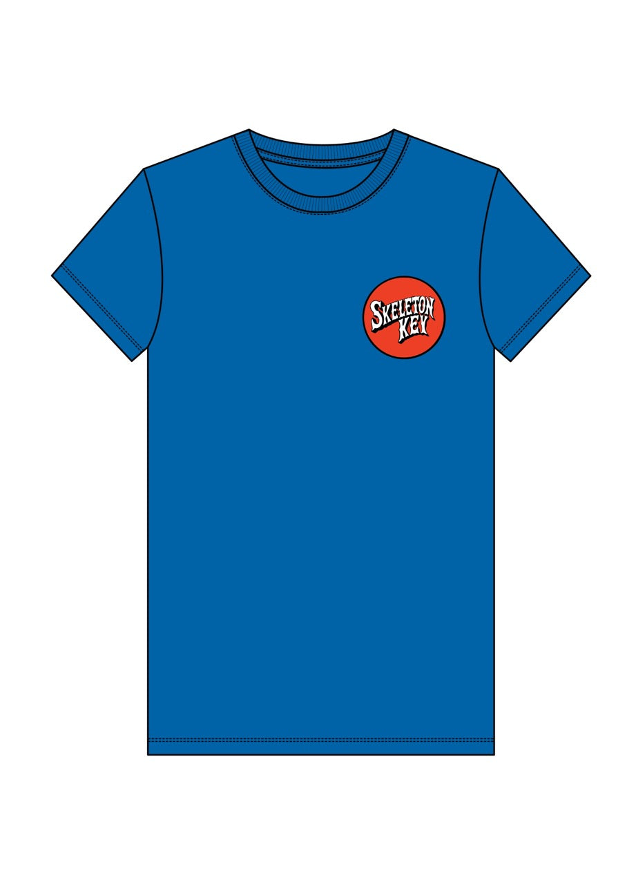 Skeleton Key Dot Royal Tee