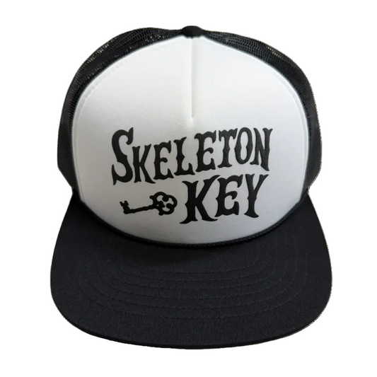Skeleton Key Foam Trucker Hand Printed