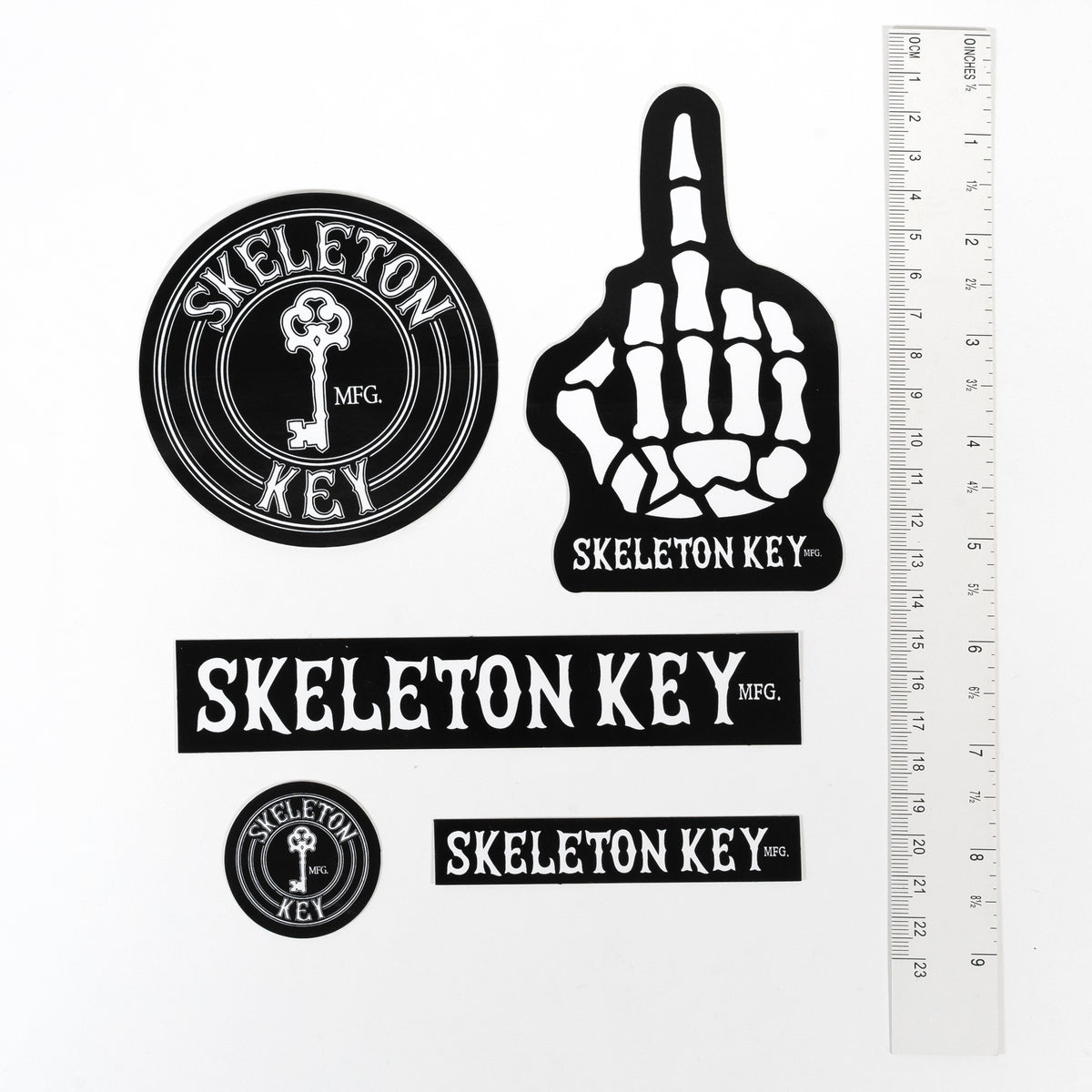 5 Key Sticker Vinyl Sticker Pack (5 assorted) – Skeleton Key MFG