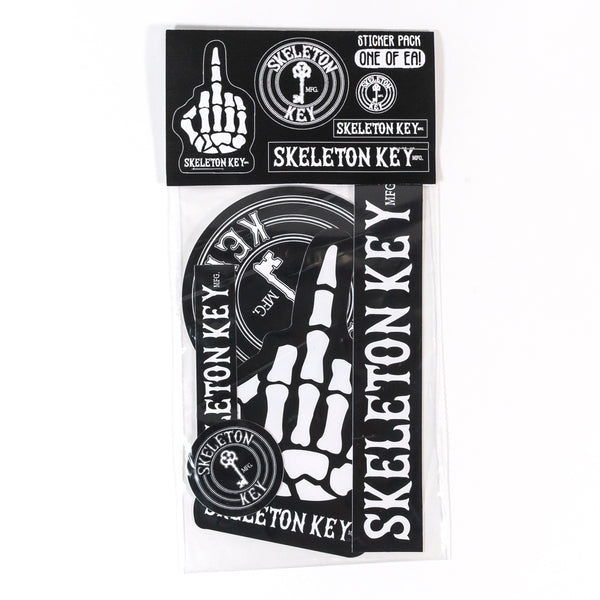 Keystore Stickers Vinyl Sticker Pack (5 assorted) – Skeleton Key MFG