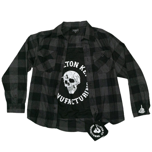 LTD Hand Sewn & Printed INSIDE OUT Flannel