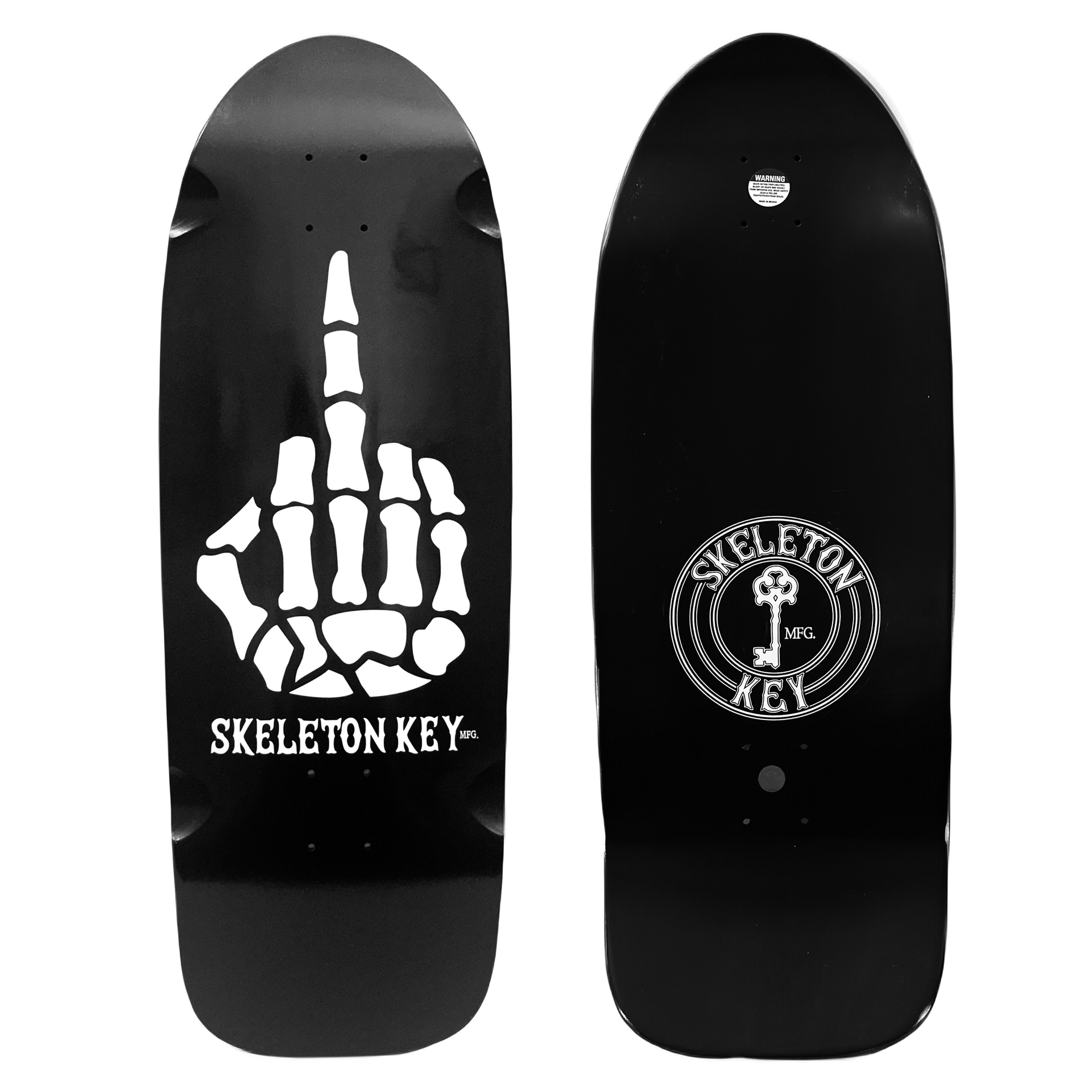 With All Due Respect Shaped Skateboard Deck – Skeleton Key MFG