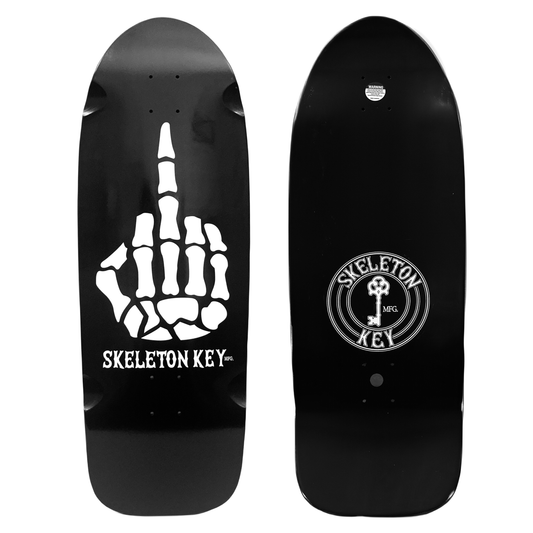With All Due Respect Shaped Skateboard Deck