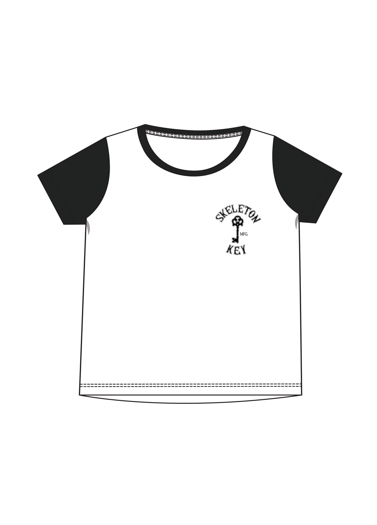 Skeleton Key Women's Rocker Tee