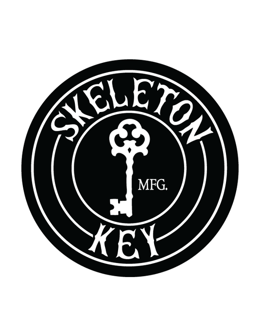Skeleton Key Dot Ramp Sticker 8" (Single)