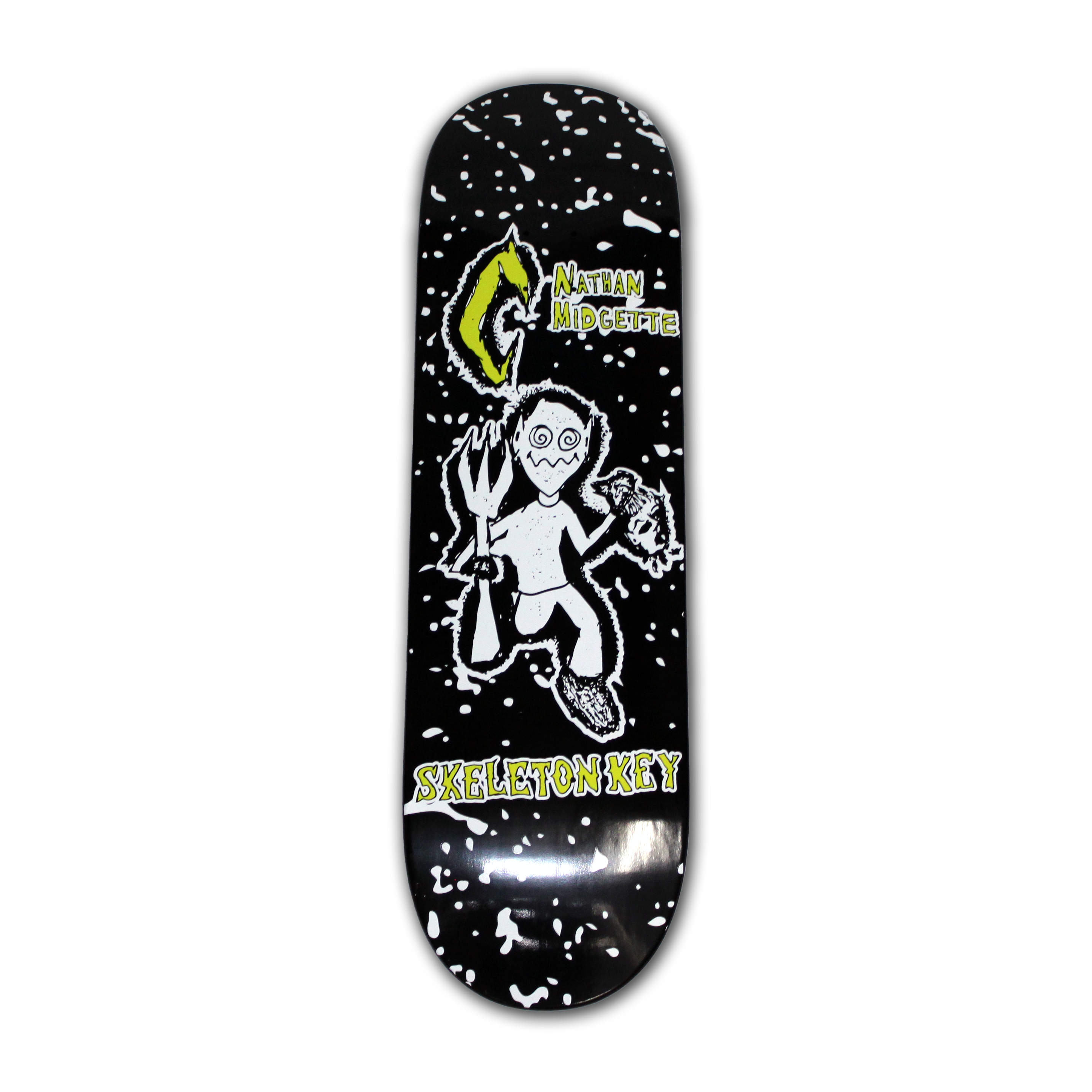 Nathan Midgette Modern Skateboard Deck (2 Sizes) – Skeleton Key MFG